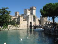 Scaligero Castle The Medieval Water Fortress Of Sirmione Italian Art Scaligero Castle The Medieval Water Fortress Of Sirmione Italian Art